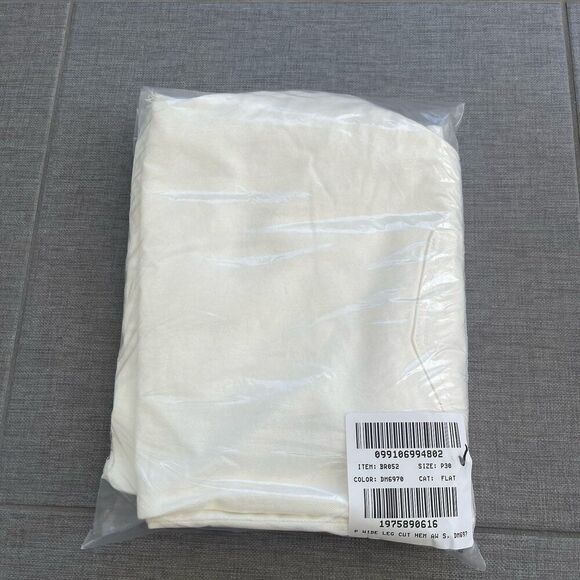 J.Crew Petite Wide-leg Jean in All-day Stretch Size 30P Seashell White NEW BR052 - Picture 11 of 13